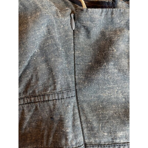 Guess‎ Denim Strapless Smocked Back Dress S Blue 100% Cotton Coquette - Picture 5 of 9